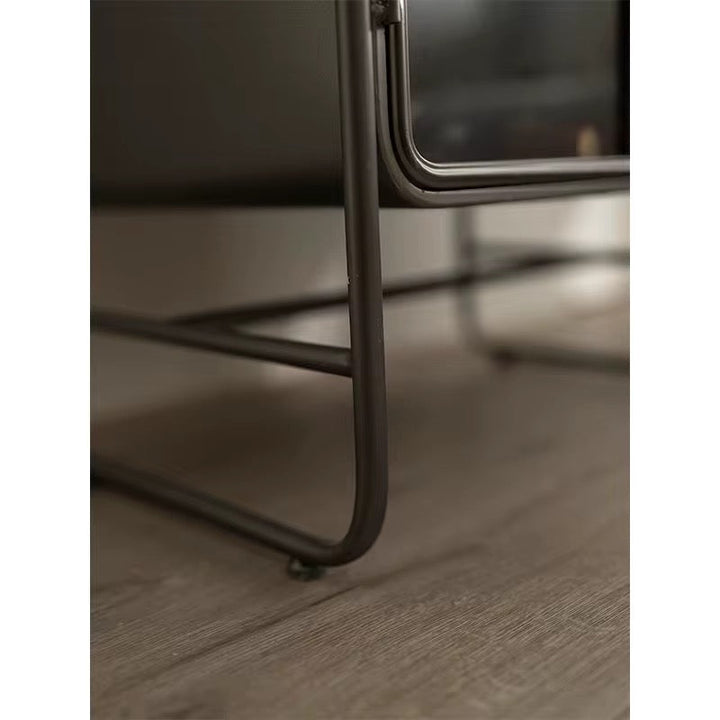 Modern Metal Bar Cabinet