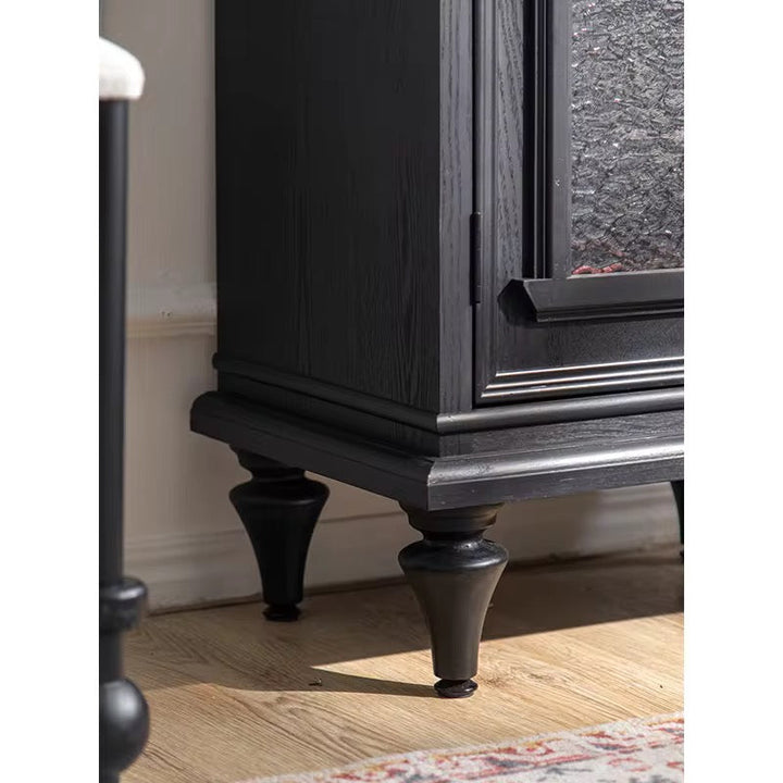 Black Gothic Display Cabinet