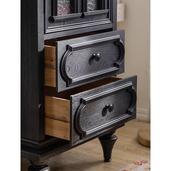 Black Gothic Display Cabinet