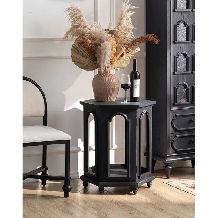 Black Gothic Accent Table