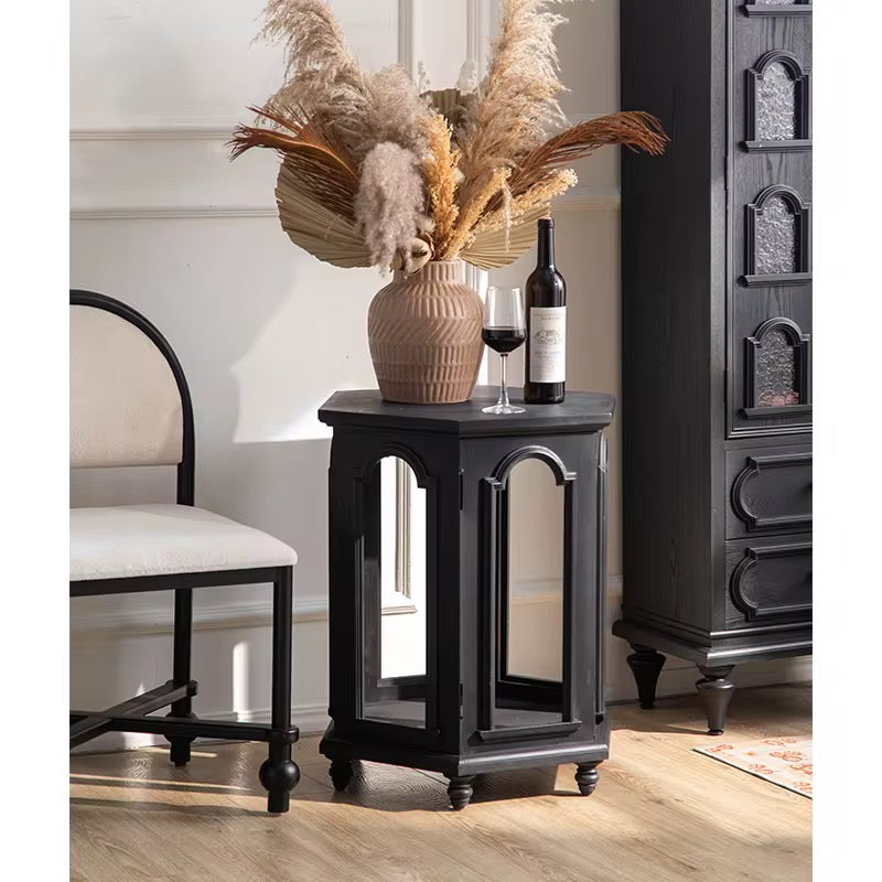 Black Gothic Accent Table