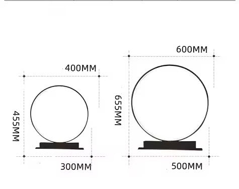 Modern Circular LED Bollard light for outdoor