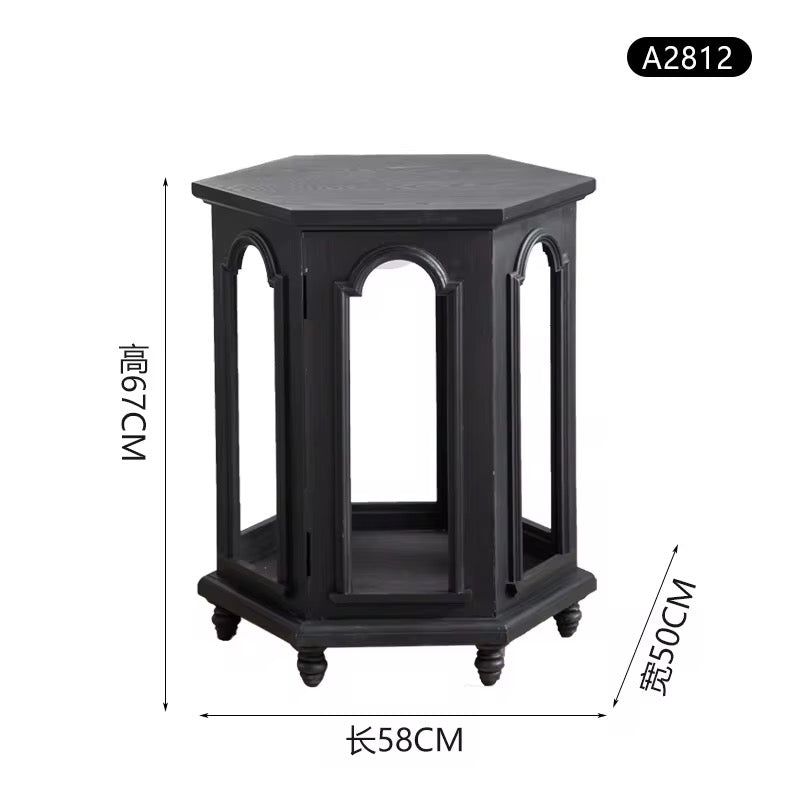 Black Gothic Accent Table