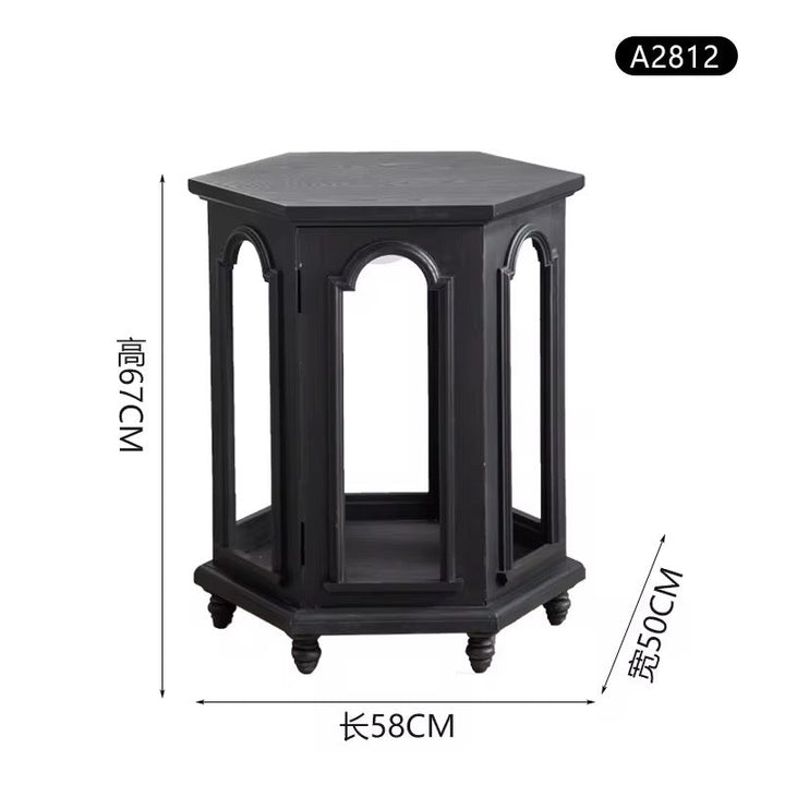 Black Gothic Accent Table
