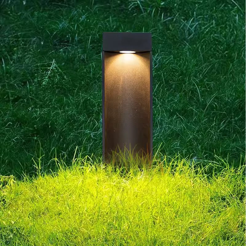 Modern Rectangular Outdoor Bollard Light