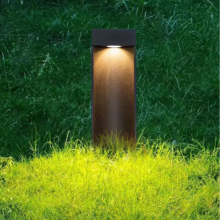 Modern Rectangular Outdoor Bollard Light