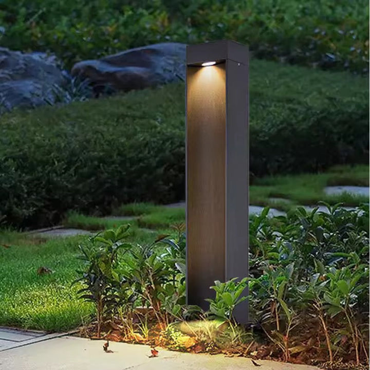 Modern Rectangular Outdoor Bollard Light