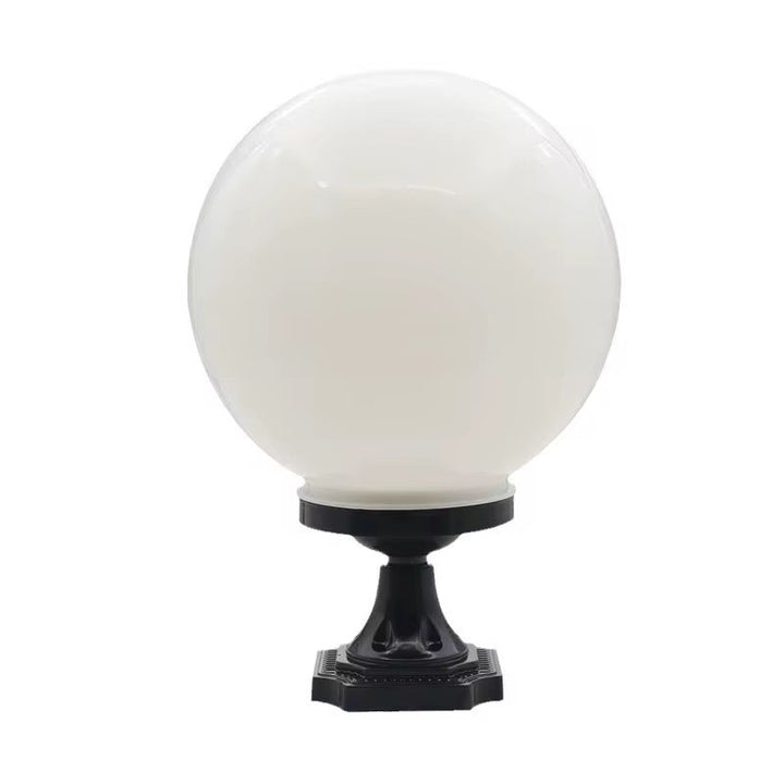Classic Globe Garden Post Lights with Aluminum base