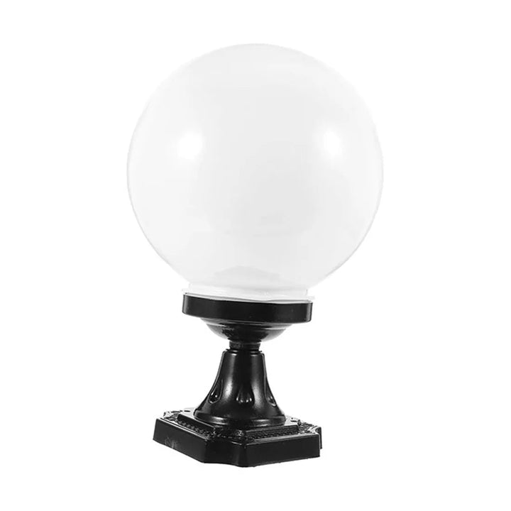 Classic Globe Garden Post Lights with Aluminum base