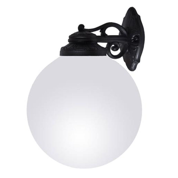Classic Outdoor Wall Light with Globe Shade