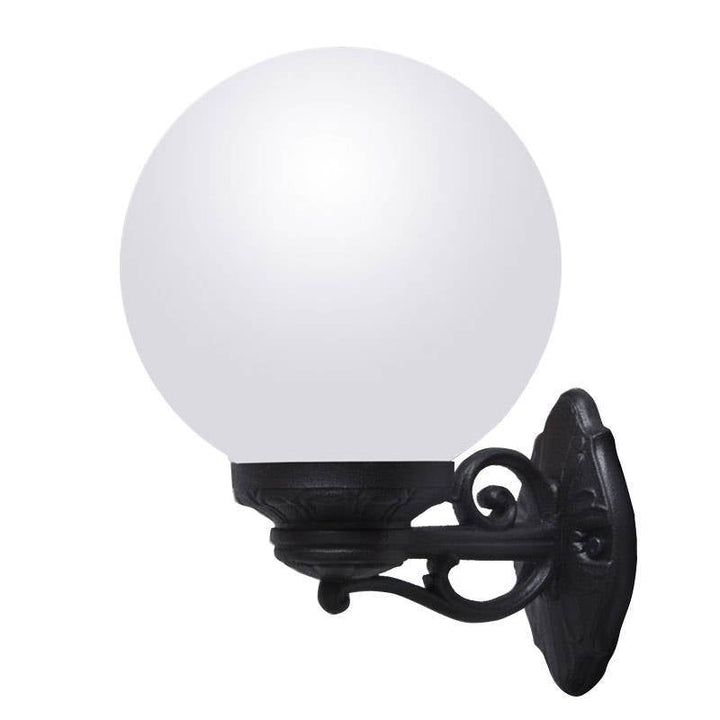 Classic Outdoor Wall Light with Globe Shade