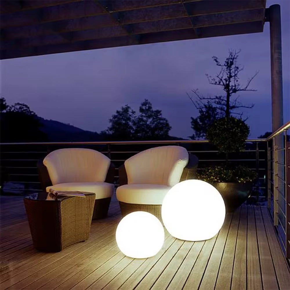 LED Rechargeable or Direct electricity Globe Lights for Patio Decor