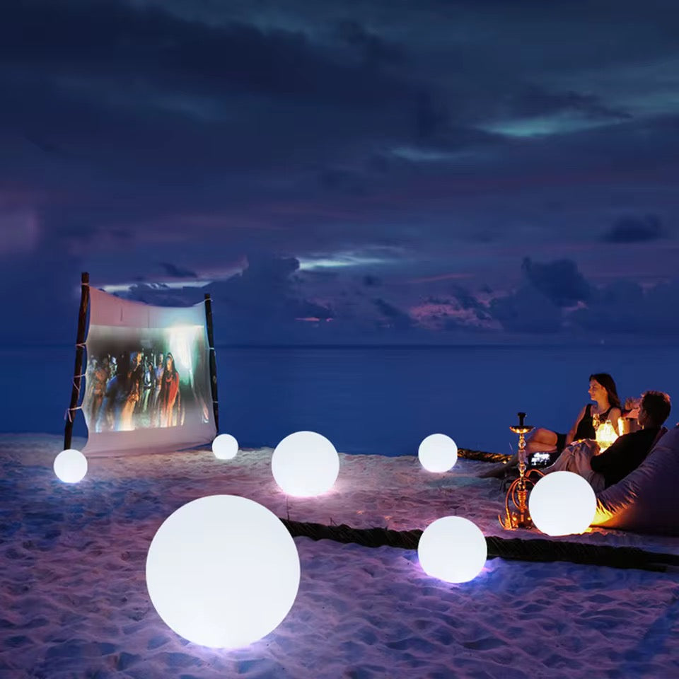 LED Rechargeable or Direct electricity Globe Lights for Patio Decor