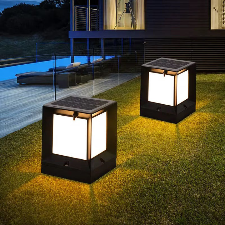 Modern Solar LED Cube Lights