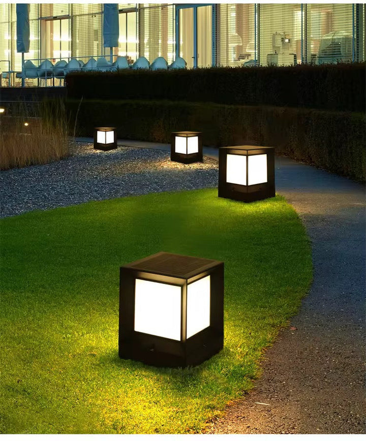 Modern Solar LED Cube Lights