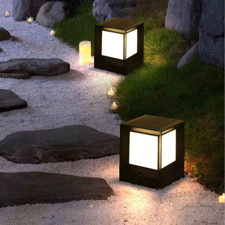 Modern Solar LED Cube Lights