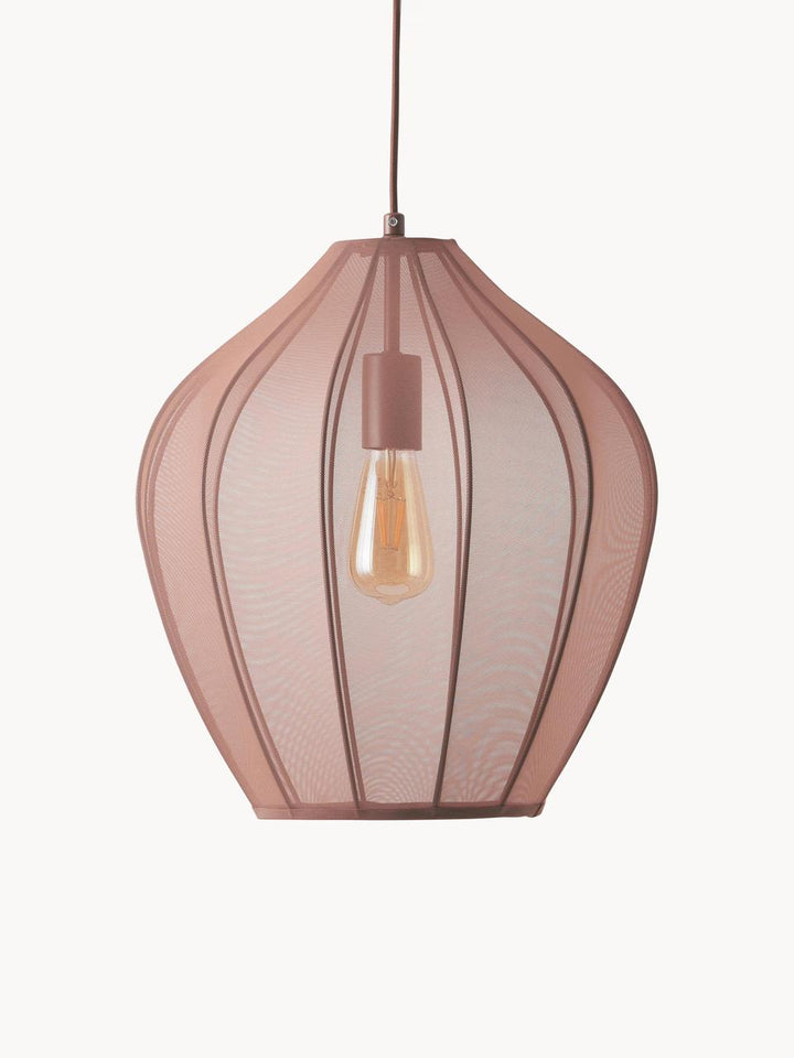 Modern Pendant Light with brick Mesh Shade