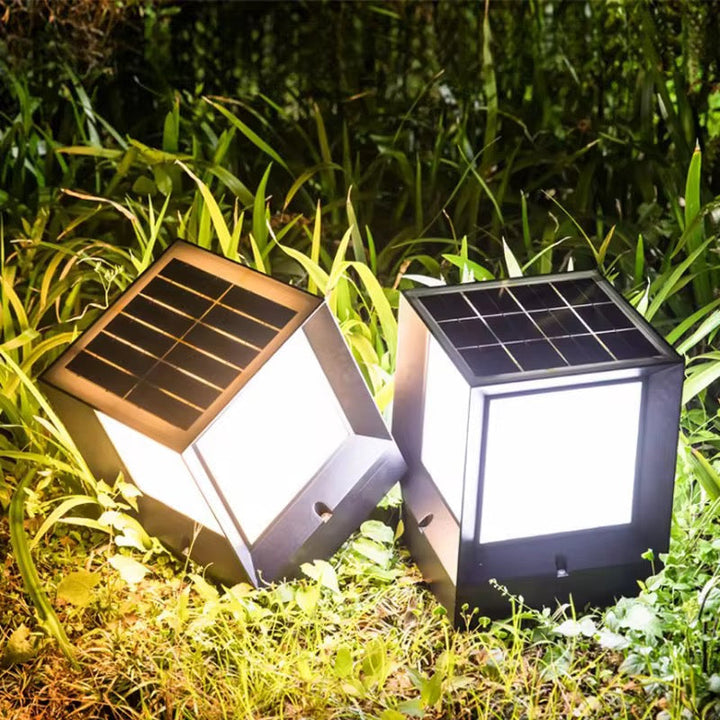 Modern Solar LED Cube Lights