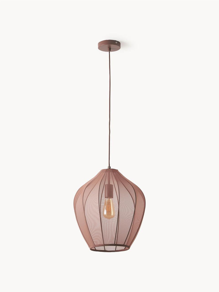 Modern Pendant Light with brick Mesh Shade