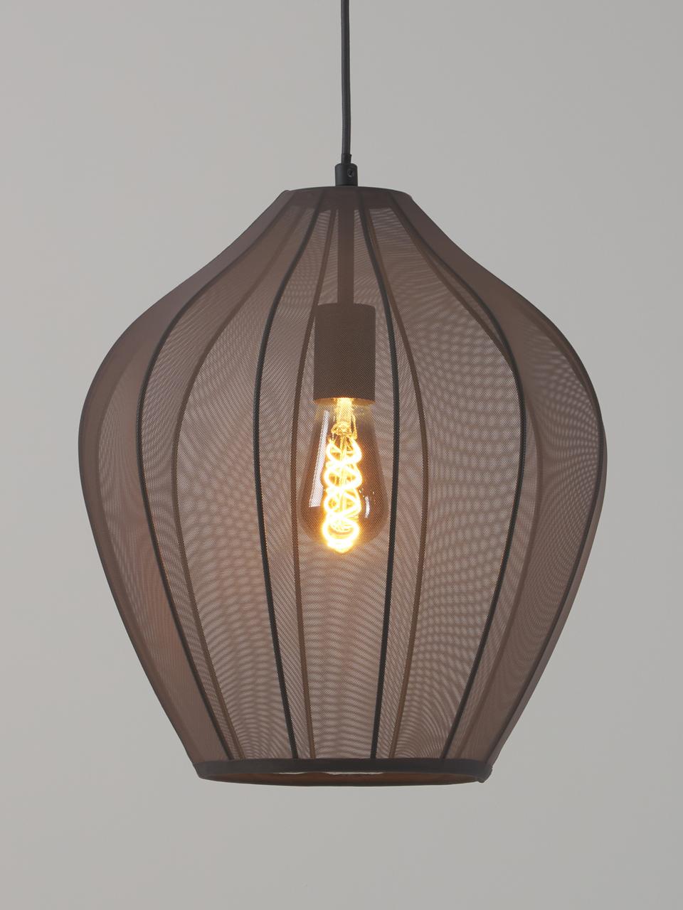 Modern Pendant Light with Mesh Shade Design