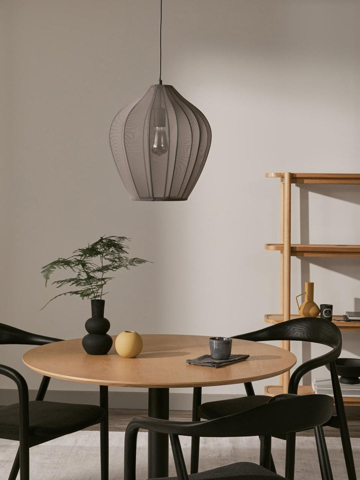 Modern Pendant Light with Mesh Shade Design