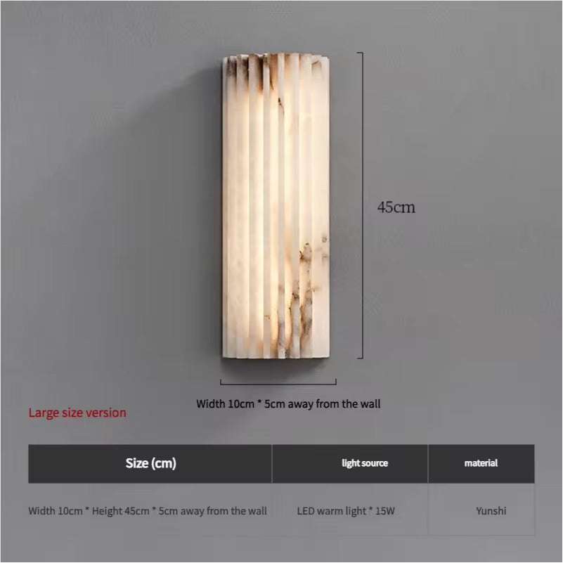 Alvia Alabaster Wall Light LED