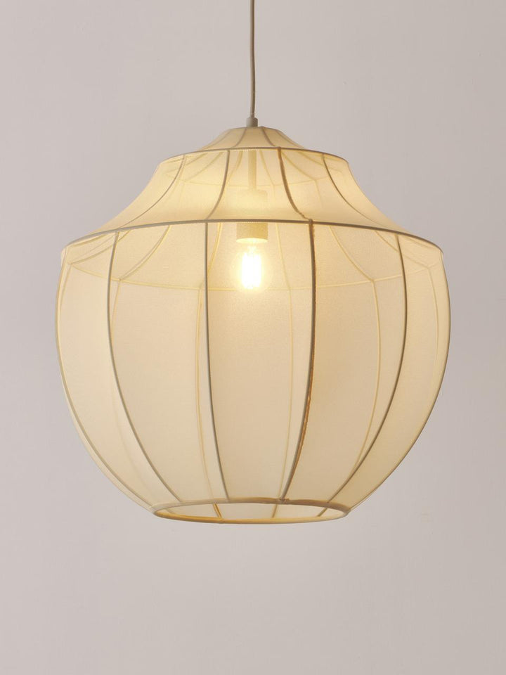 Elegant Warm White Wireframe Pendant Light