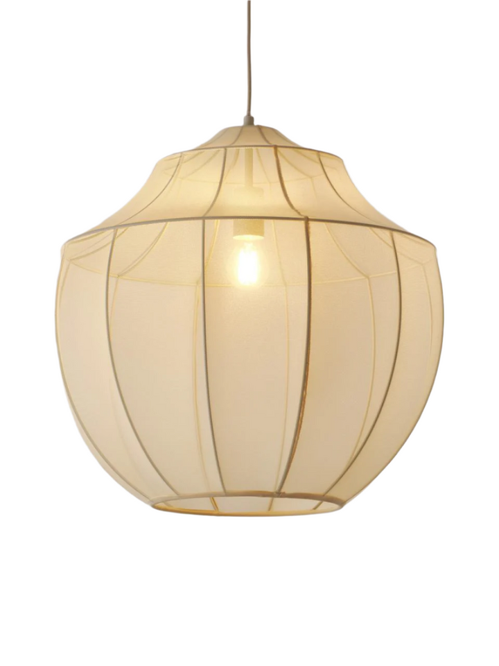 Elegant Warm White Wireframe Pendant Light