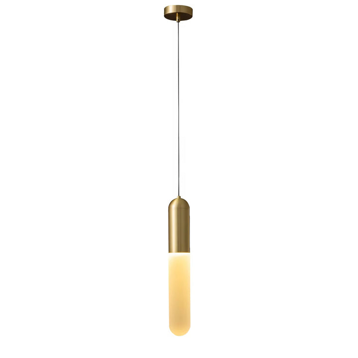 Minima list Tube Pendant  Brass