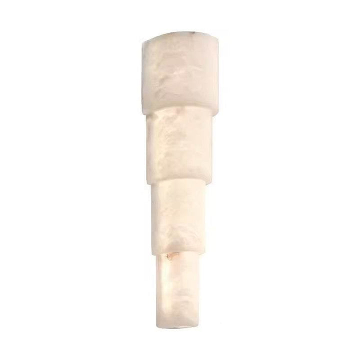 Stacked Alabaster Wall Sconce
