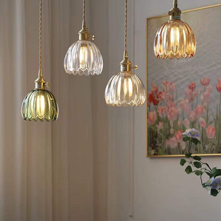 Antique-Style Glass Pendant