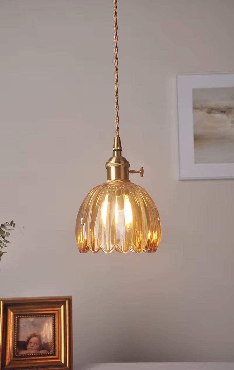 Antique-Style Glass Pendant