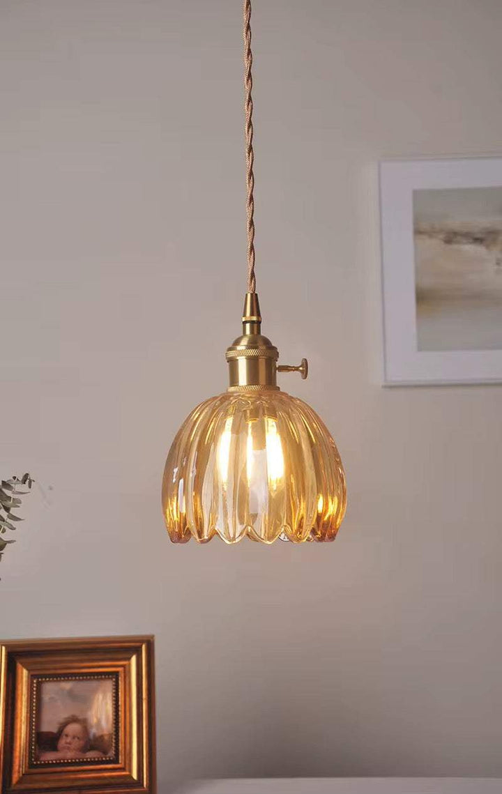 Antique-Style Glass Pendant