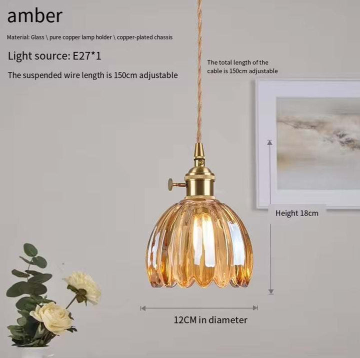 Antique-Style Glass Pendant