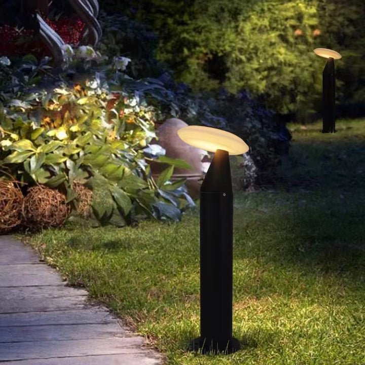 Modern Black LED Bollard Light