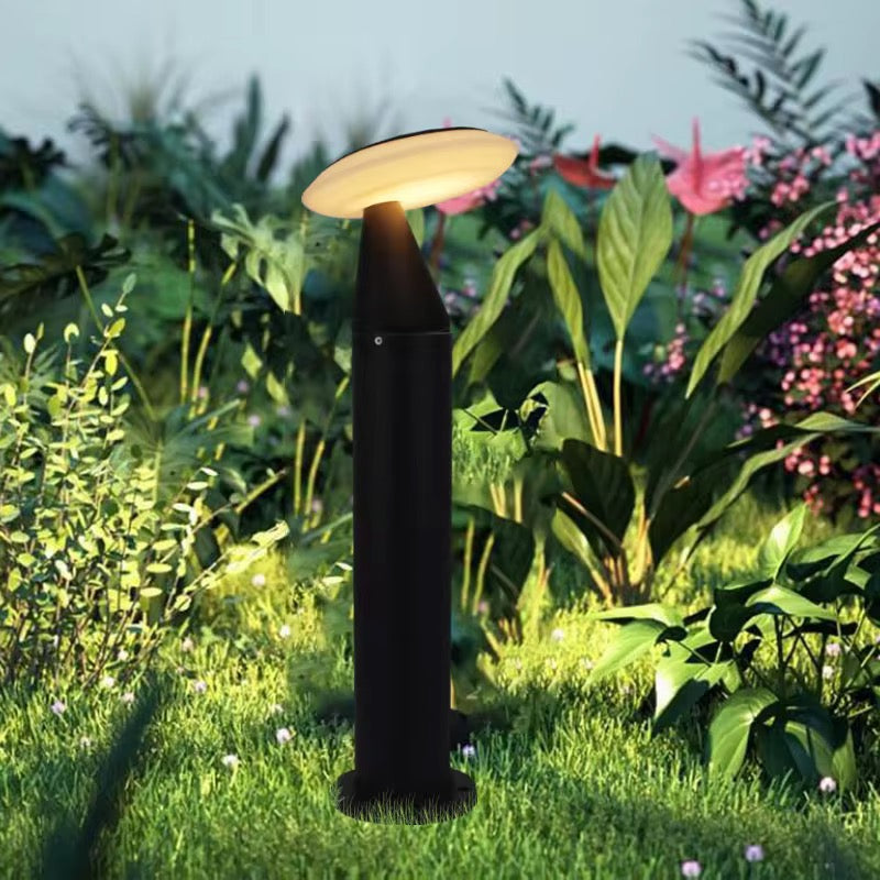 Modern Black LED Bollard Light