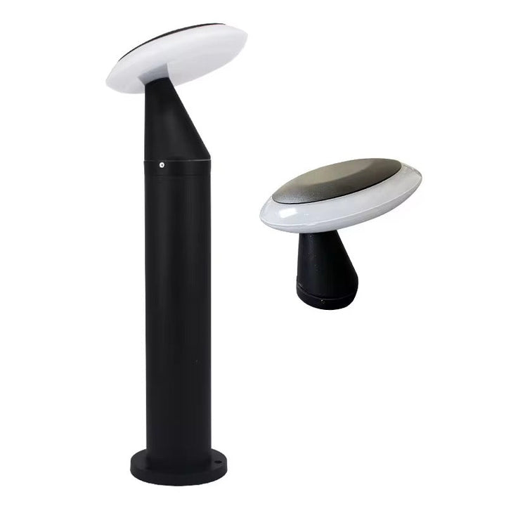 Modern Black LED Bollard Light