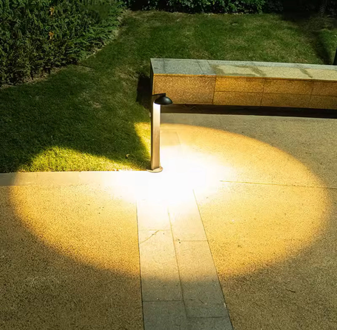 Modern Cylindrical Bollard Light