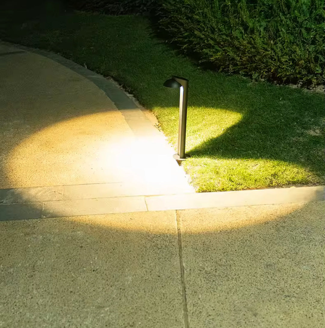 Modern Cylindrical Bollard Light