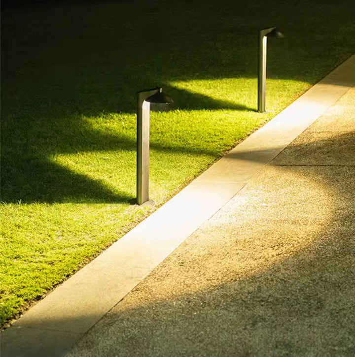 Modern Cylindrical Bollard Light