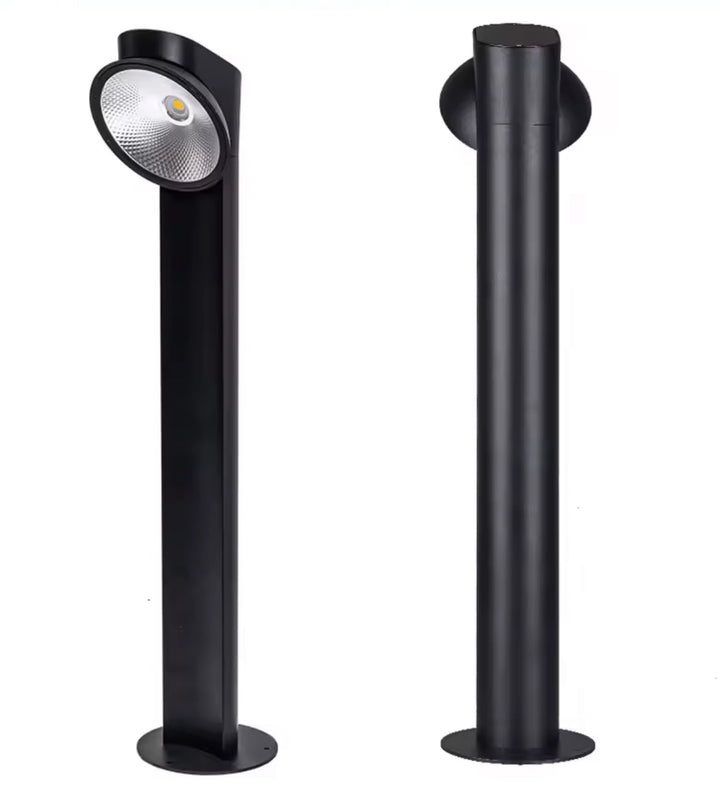 Modern Cylindrical Bollard Light