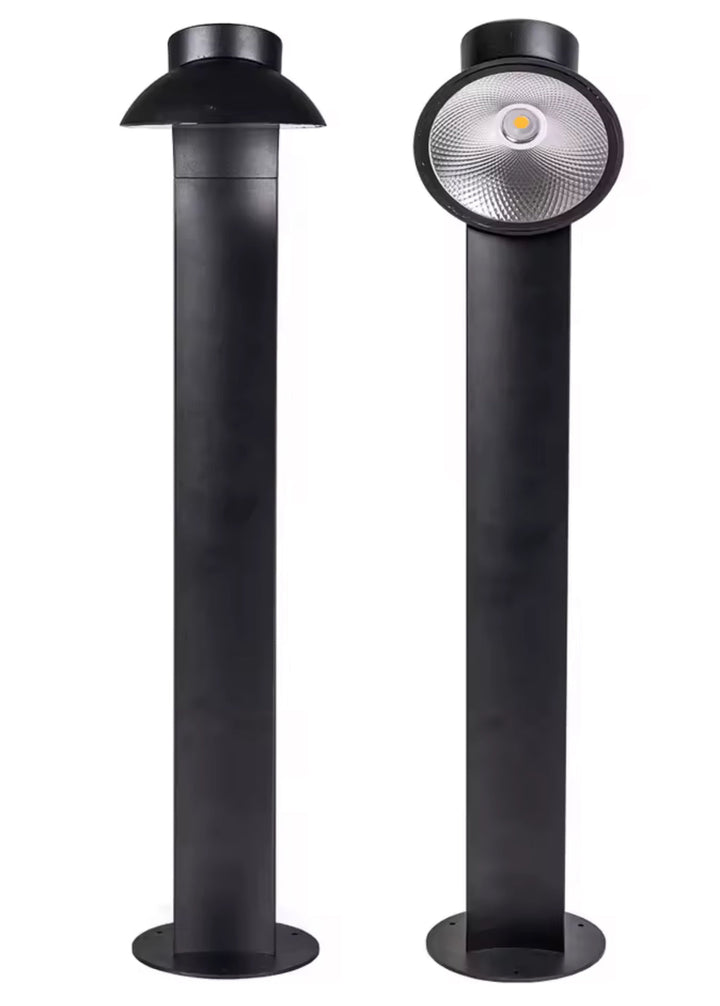 Modern Cylindrical Bollard Light