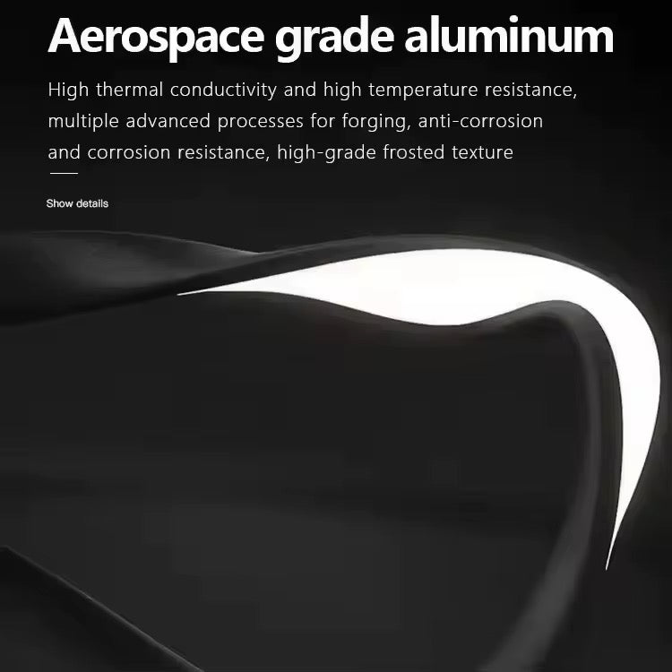 Modern Wave LED Multi-Pendant Chandelier - Black