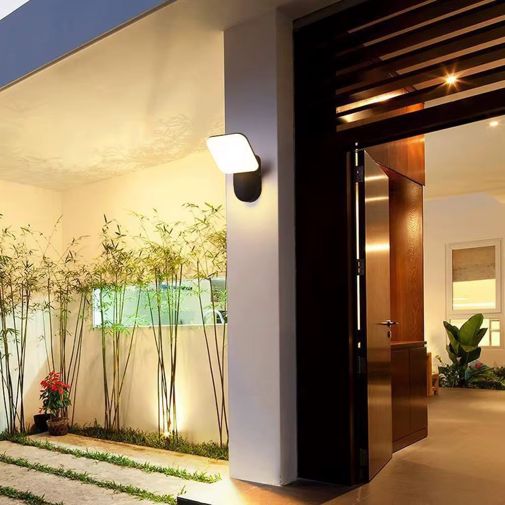 Modern Square outdoor Wall Light