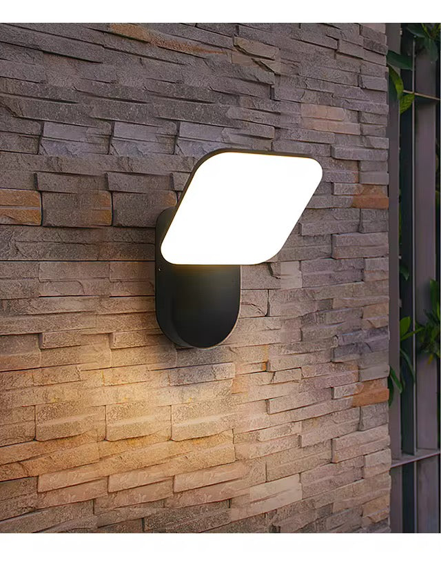 Modern Square outdoor Wall Light