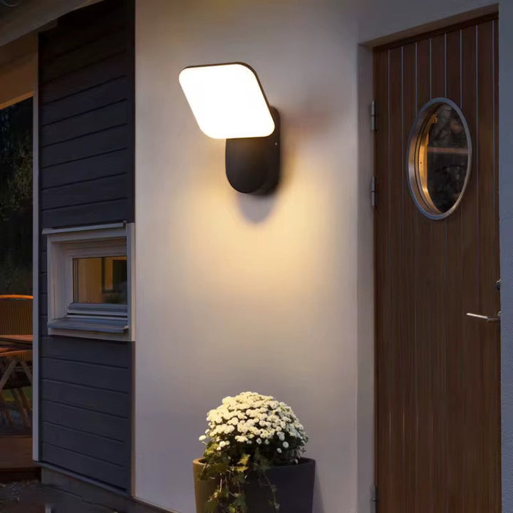 Modern Square outdoor Wall Light