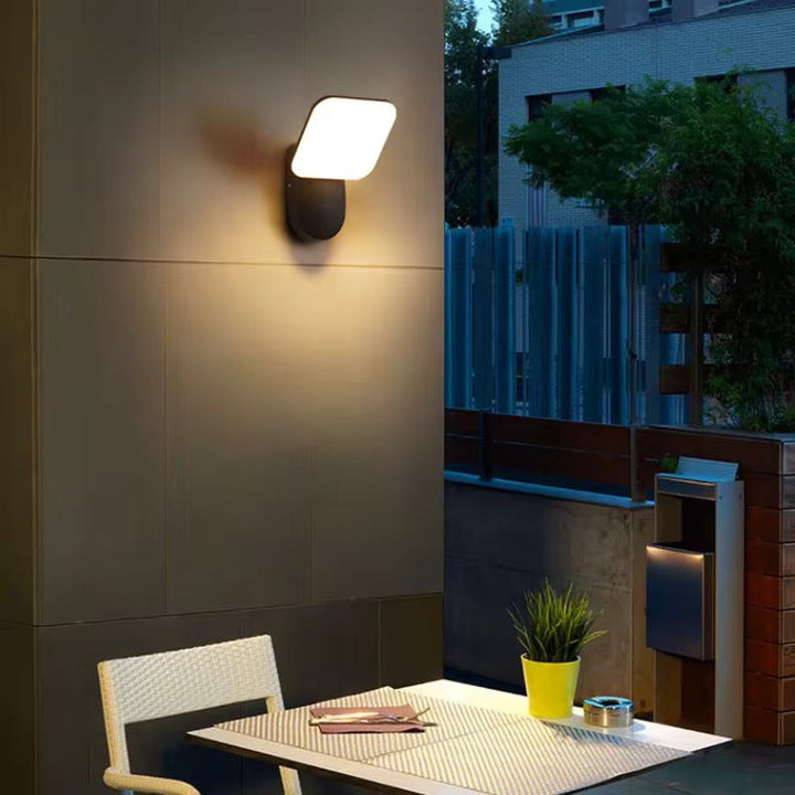 Modern Square outdoor Wall Light