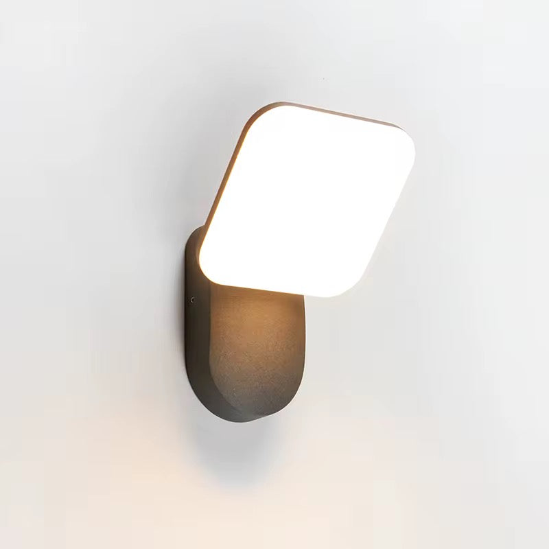 Modern Square outdoor Wall Light