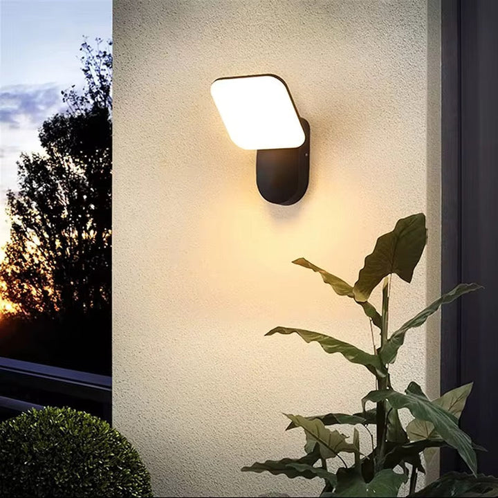 Modern Square outdoor Wall Light