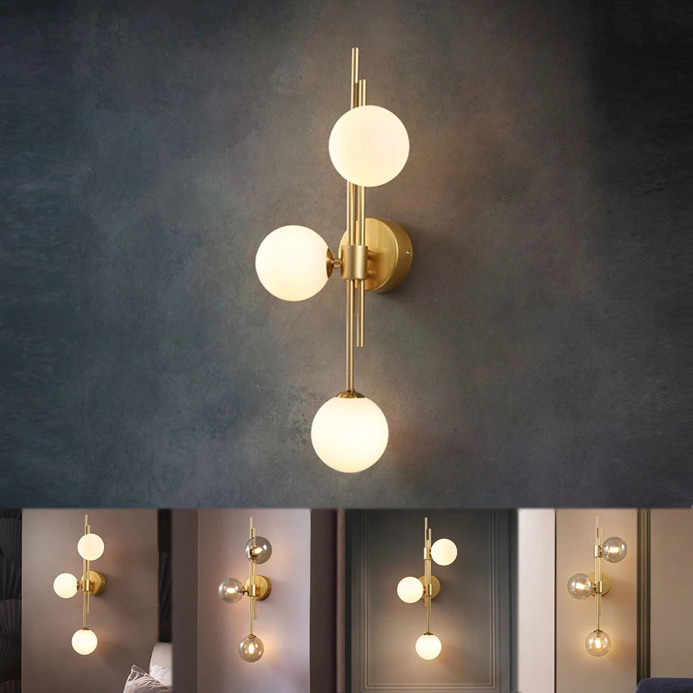 Modern Brass Wall Light